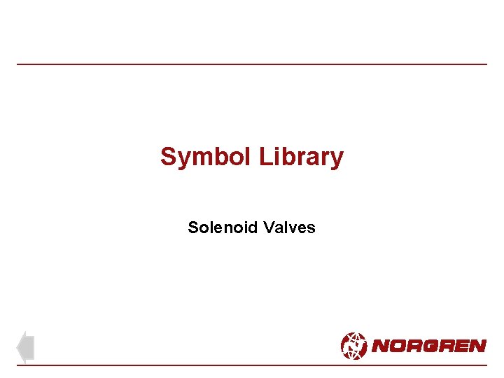 Symbol Library Solenoid Valves Symbol Library Solenoid Valves