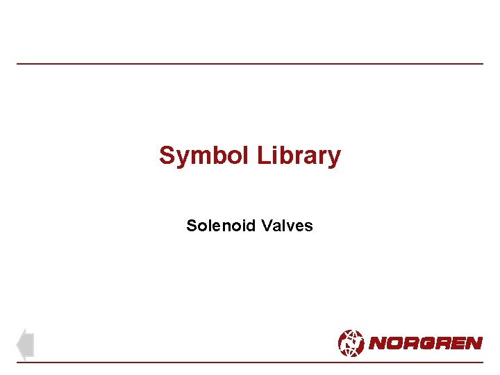 Symbol Library Solenoid Valves 