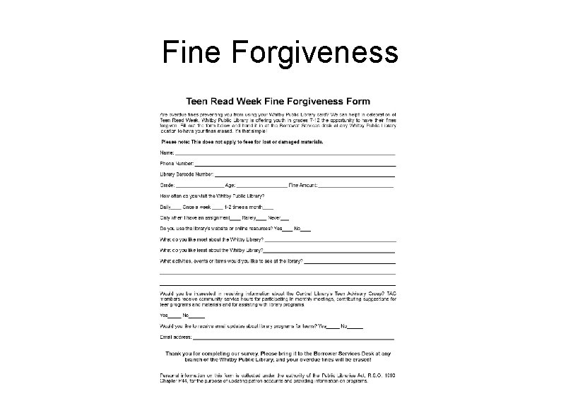 Fine Forgiveness 