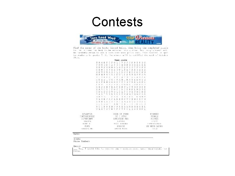 Contests 