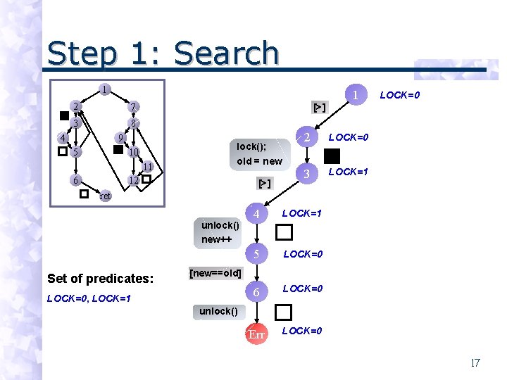Step 1: Search 1 2 7 3 8 4 [>] 9 5 10 11