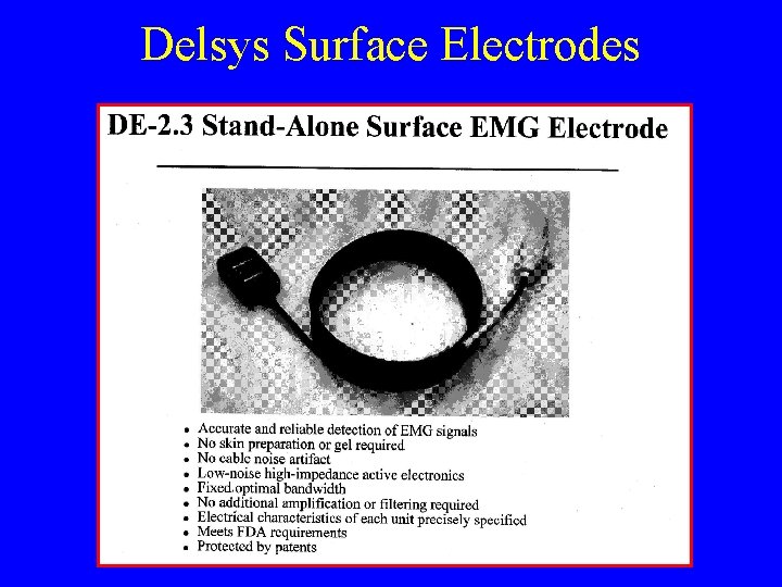 Delsys Surface Electrodes 
