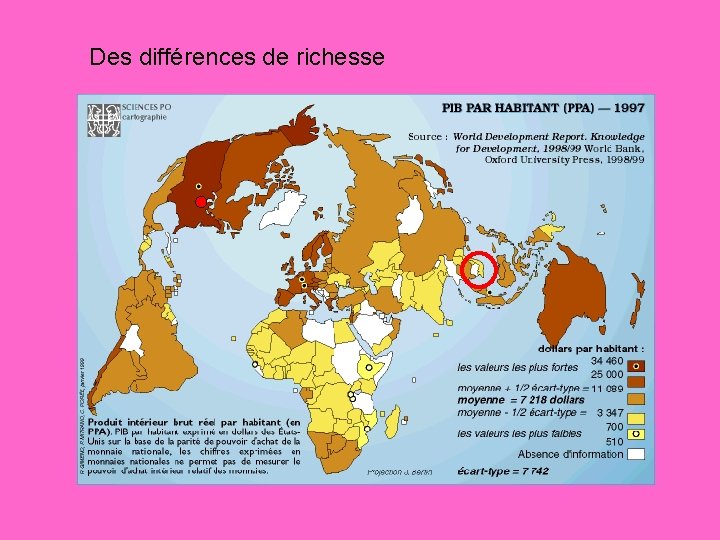 Des différences de richesse 