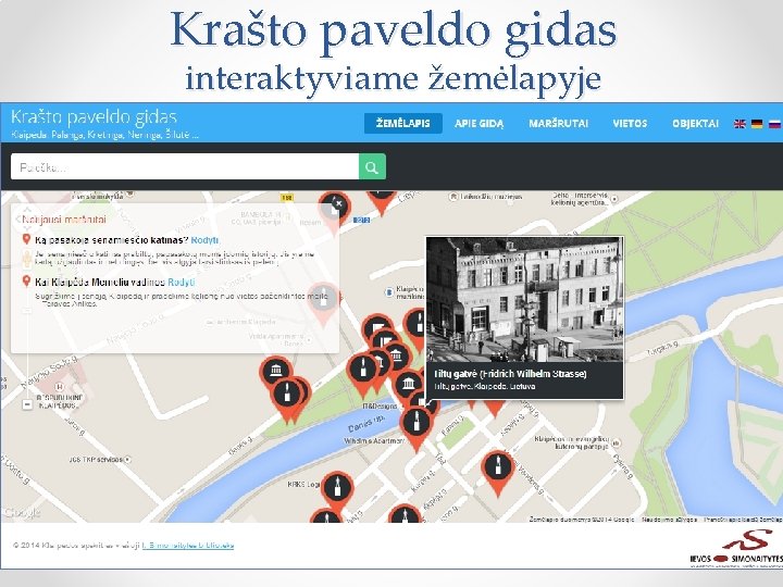 Krašto paveldo gidas interaktyviame žemėlapyje 10 