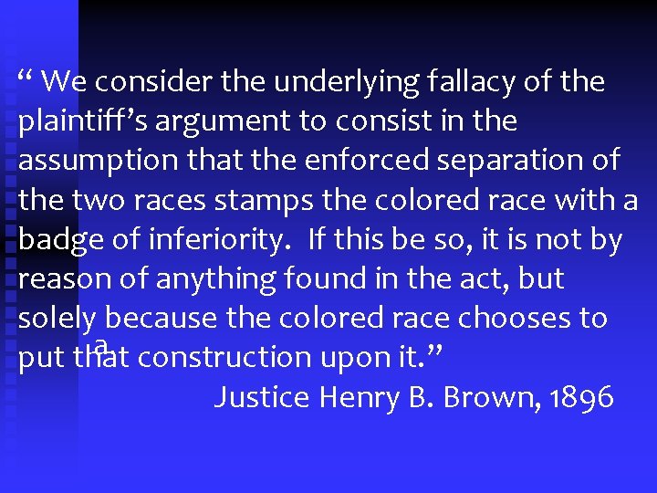 “ We consider the underlying fallacy of the plaintiff’s argument to consist in the