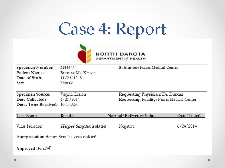 Case 4: Report 