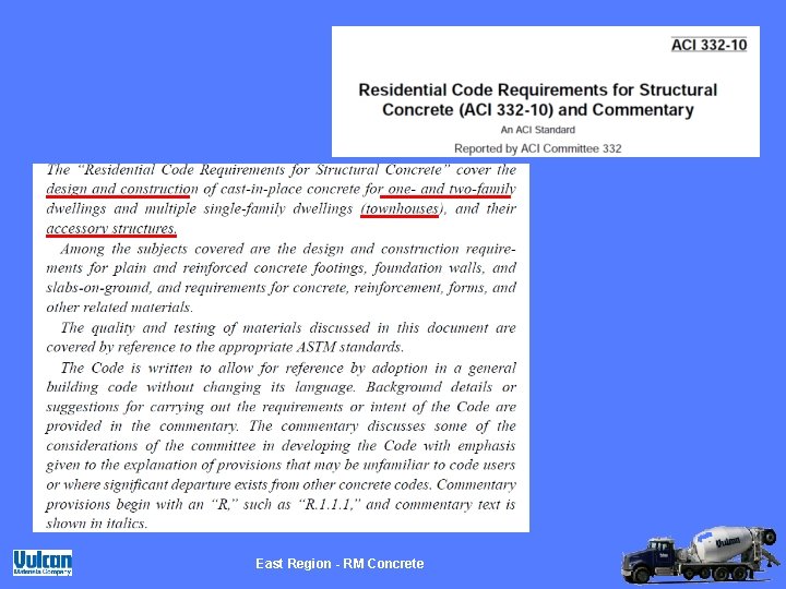 East Region - RM Concrete 