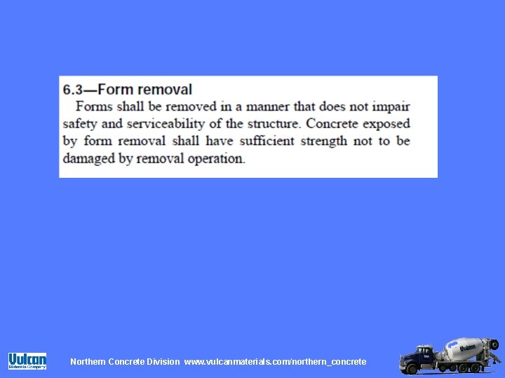 Northern Concrete Division www. vulcanmaterials. com/northern_concrete 