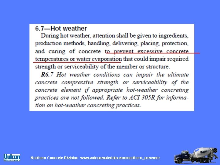 Northern Concrete Division www. vulcanmaterials. com/northern_concrete 