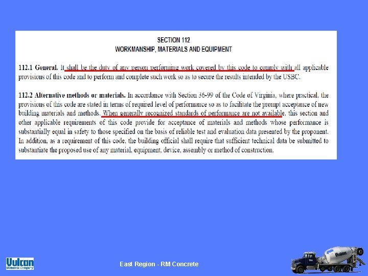 East Region - RM Concrete 