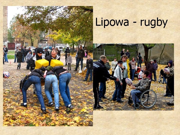 Lipowa - rugby 