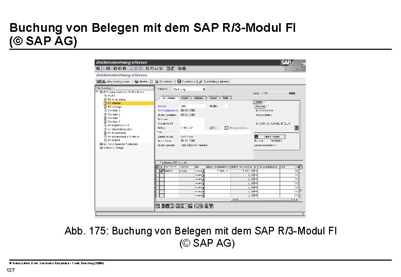  Buchung von Belegen mit dem SAP R/3 -Modul FI (© SAP AG) Abb.