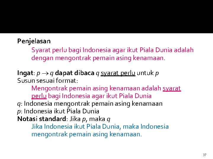 Penjelasan Syarat perlu bagi Indonesia agar ikut Piala Dunia adalah dengan mengontrak pemain asing