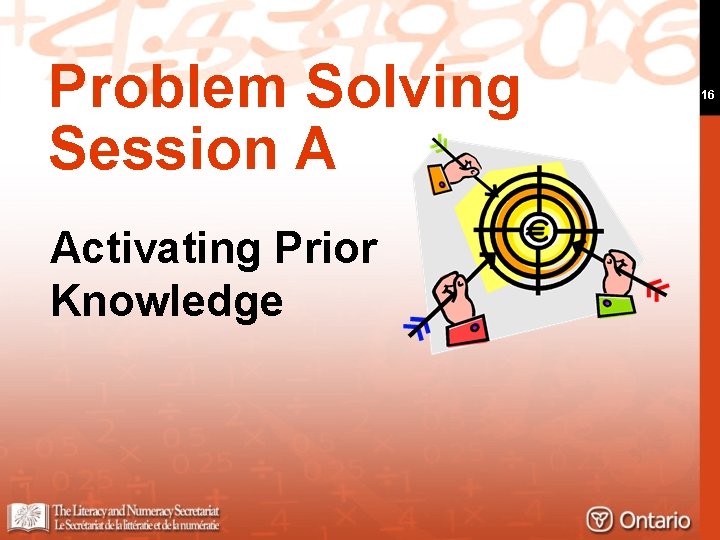 Problem Solving Session A Activating Prior Knowledge 16 