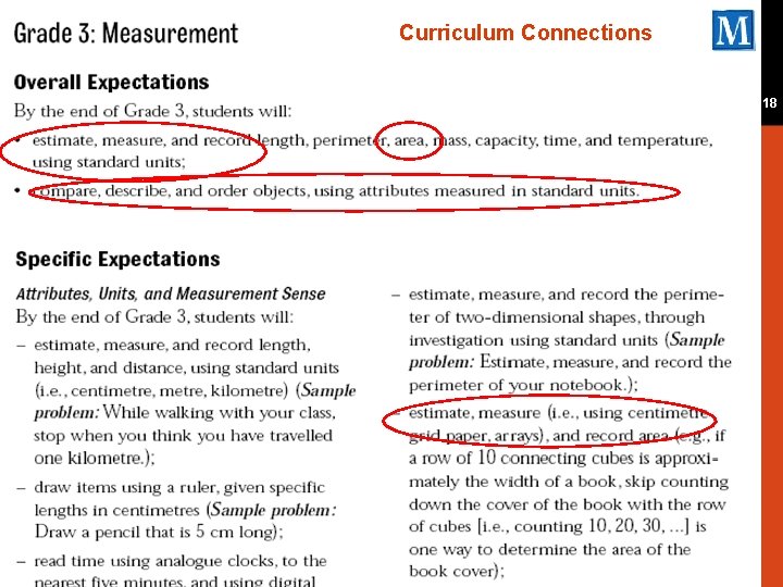 Curriculum Connections 18 