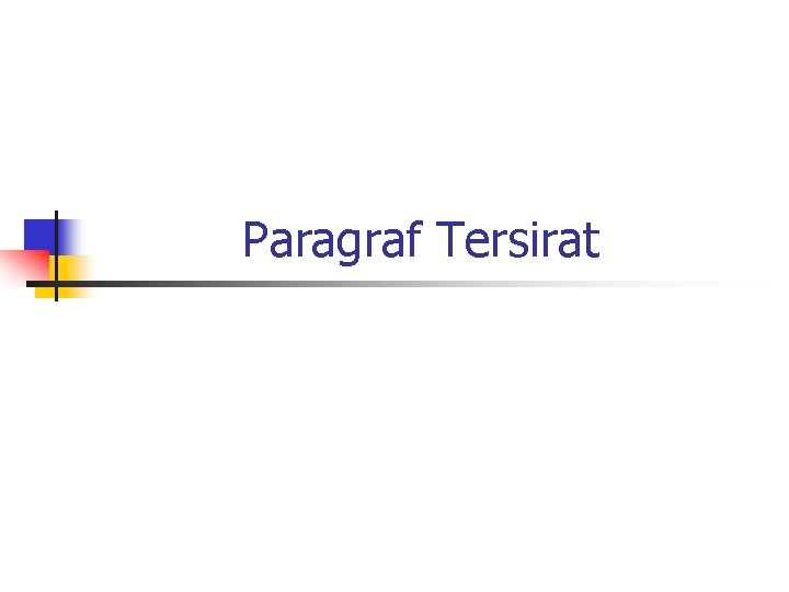 Paragraf Tersirat 