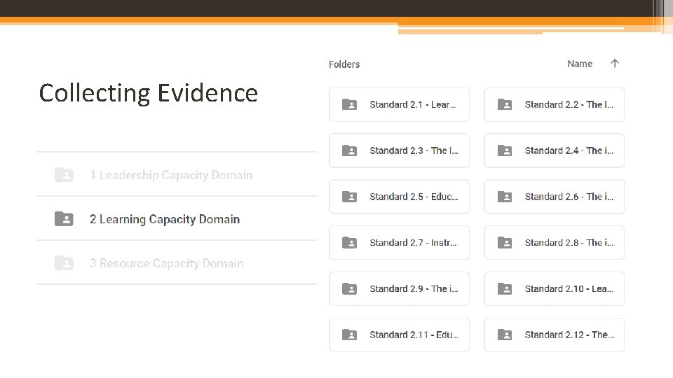 Collecting Evidence 