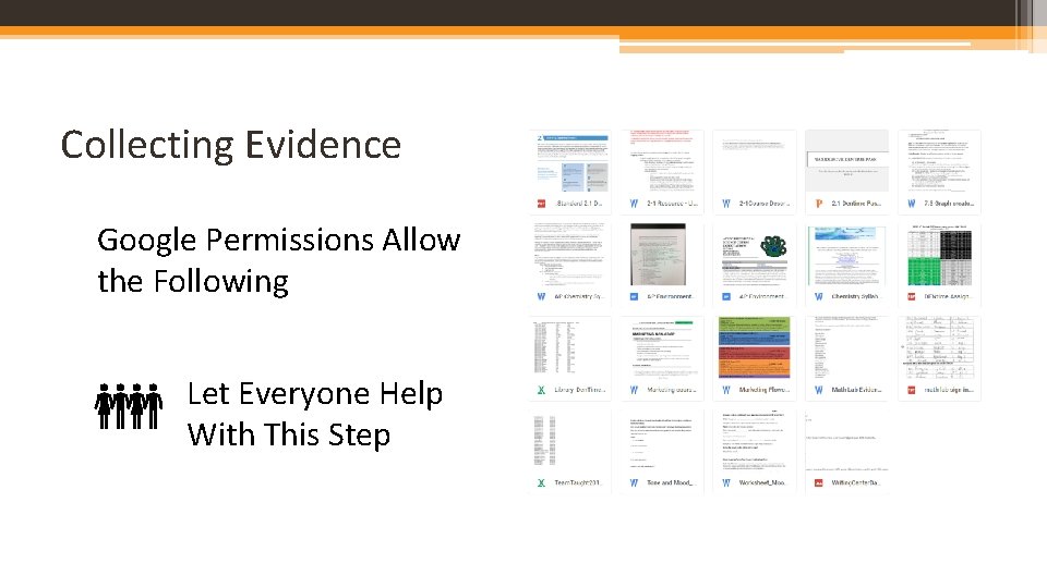 Collecting Evidence Google Permissions Allow the Following Let Everyone Help With This Step 
