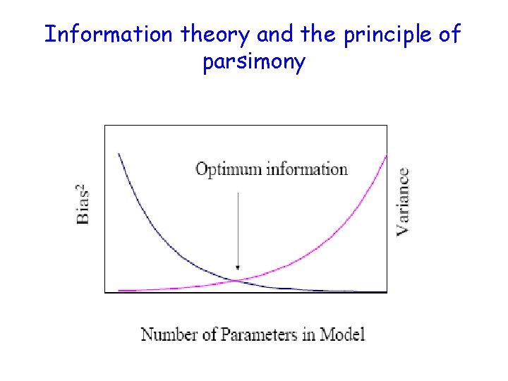 Information theory and the principle of parsimony 