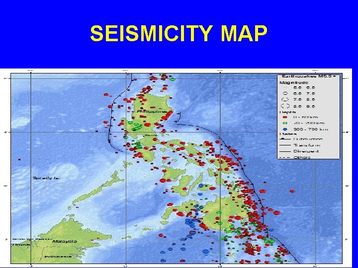 SEISMICITY MAP 