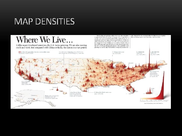 MAP DENSITIES 
