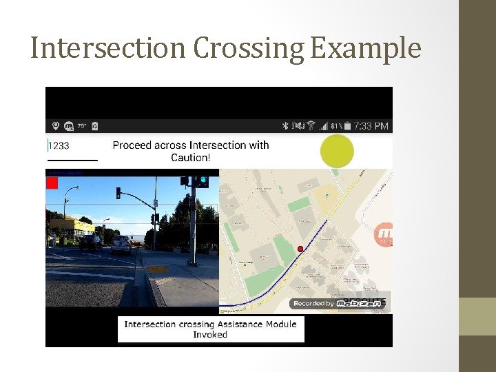 Intersection Crossing Example 