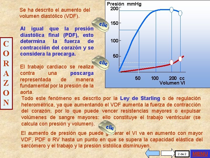 Se ha descrito el aumento del volumen diastólico (VDF). C O R A Z