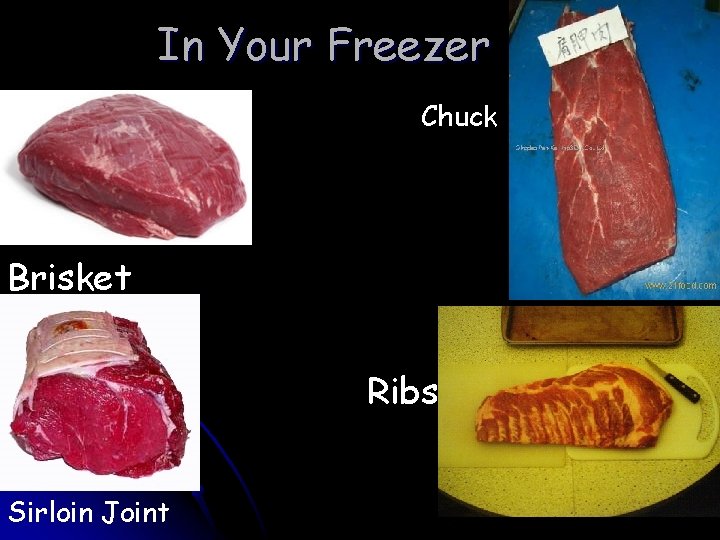 In Your Freezer Chuck Brisket Ribs Sirloin Joint 