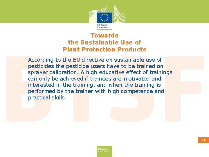 Towards the Sustainable Use of Plant Protection Products According to the EU directive on
