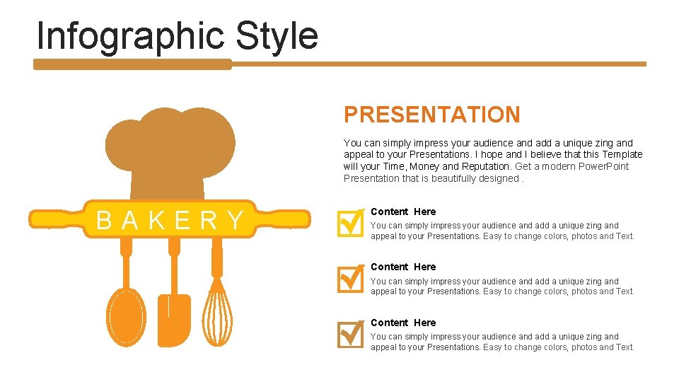 Infographic Style PRESENTATION You can simply impress your audience and add a unique zing