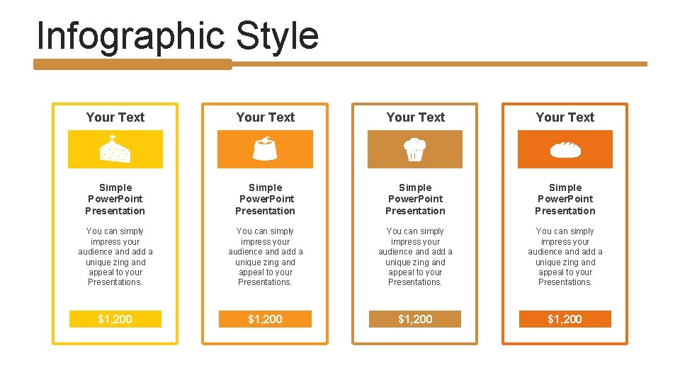 Infographic Style Your Text Simple Power. Point Presentation You can simply impress your audience