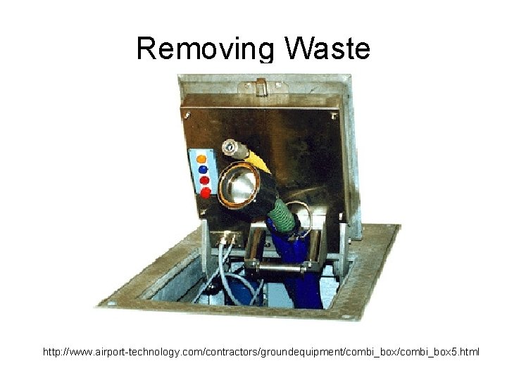Removing Waste http: //www. airport-technology. com/contractors/groundequipment/combi_box 5. html 