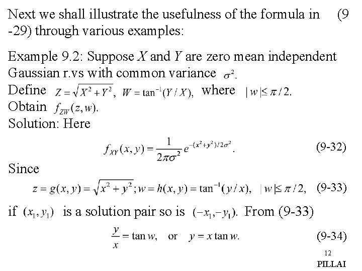 Next we shall illustrate the usefulness of the formula in -29) through various examples: Next we shall illustrate the usefulness of the formula in -29) through various examples:
