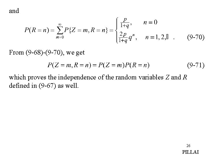 and (9 -70) From (9 -68)-(9 -70), we get (9 -71) which proves the and (9 -70) From (9 -68)-(9 -70), we get (9 -71) which proves the