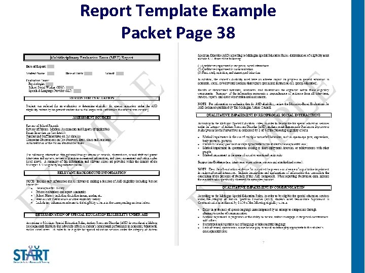 Report Template Example Packet Page 38 