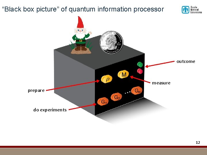 “Black box picture” of quantum information processor outcome measure prepare do experiments 12 