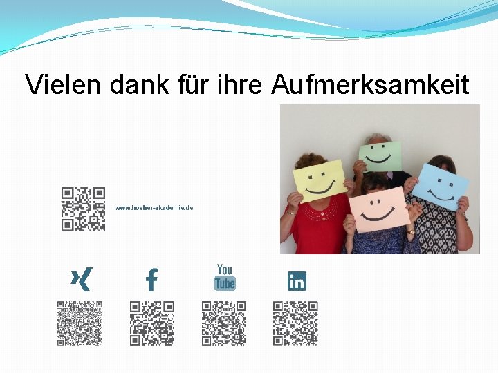 Vielen dank für ihre Aufmerksamkeit 