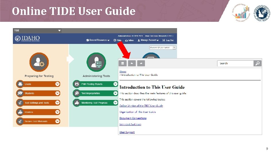 Online TIDE User Guide 9 