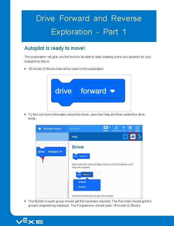 Drive Forward and Reverse Exploration - Part 1 Autopilot is ready to move! This