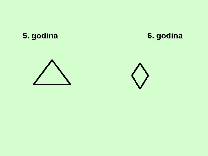 5. godina 6. godina 