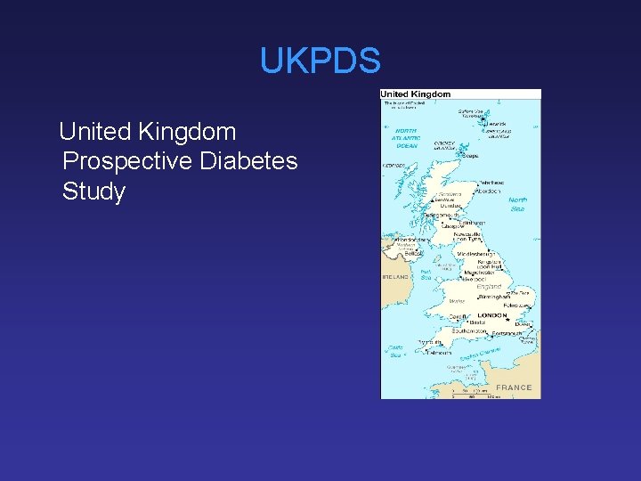 UKPDS United Kingdom Prospective Diabetes Study 