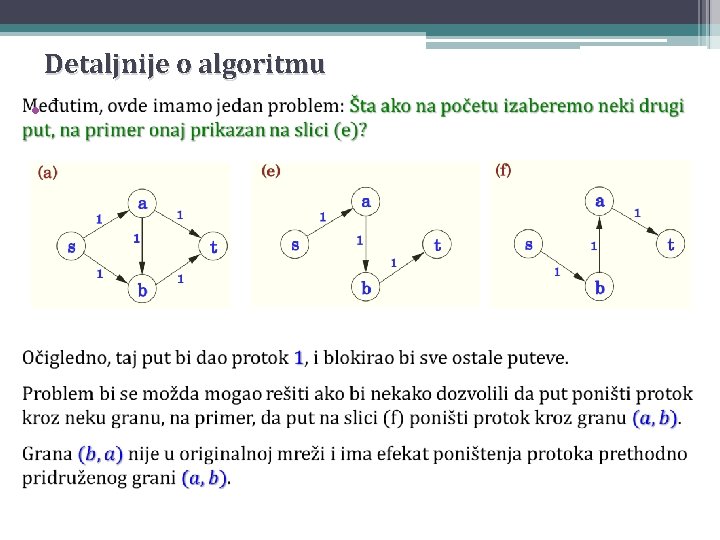 Detaljnije o algoritmu • 