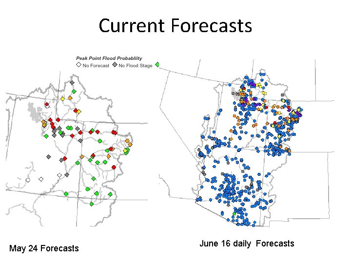 Current Forecasts May 24 Forecasts June 16 daily Forecasts 