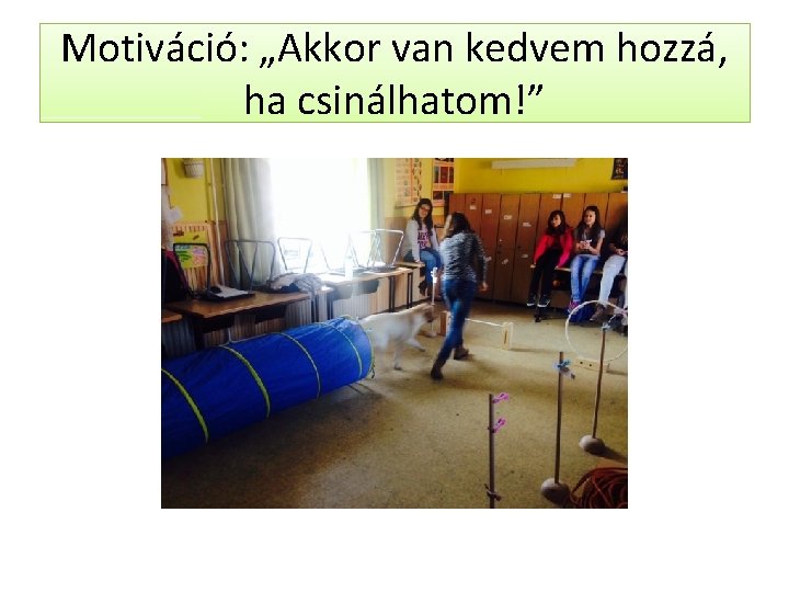Motiváció: „Akkor van kedvem hozzá, ha csinálhatom!” 