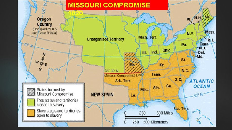 MISSOURI COMPROMISE 1820 