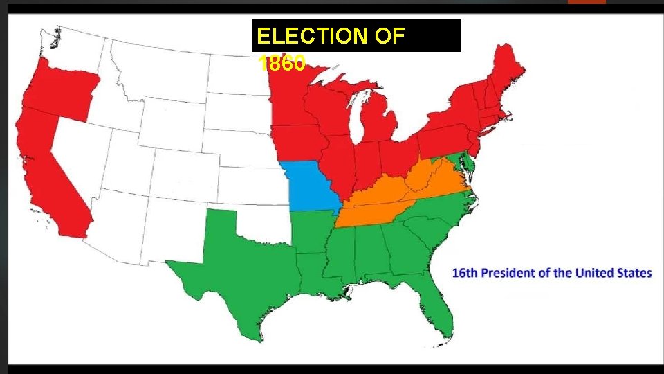 ELECTION OF 1860 