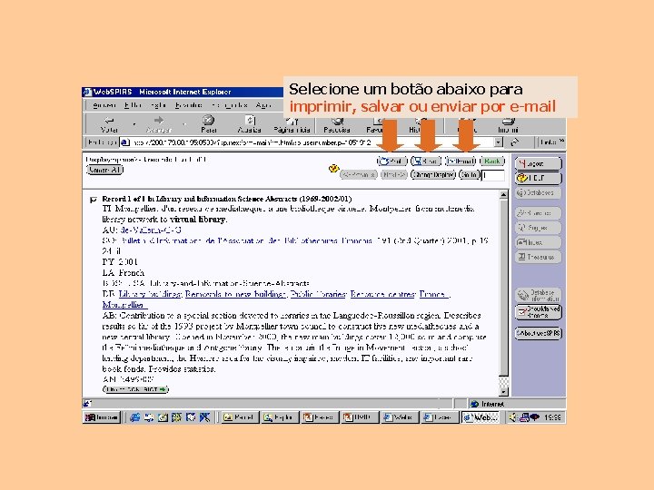 Selecione um botão abaixo para imprimir, salvar ou enviar por e-mail 