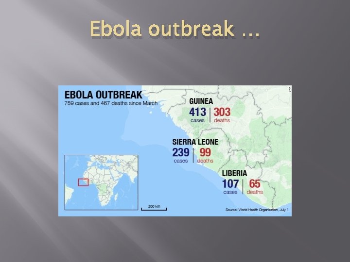 Ebola outbreak … 