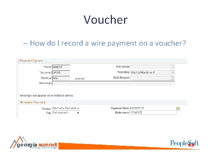 Voucher – How do I record a wire payment on a voucher? 