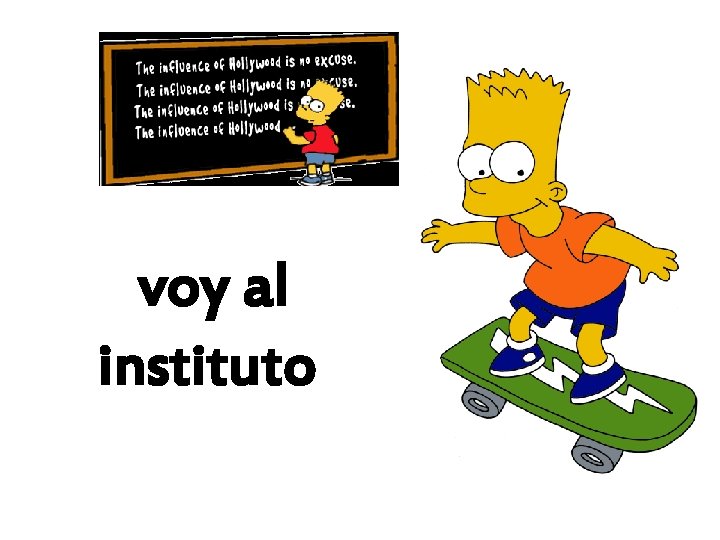 voy al instituto 
